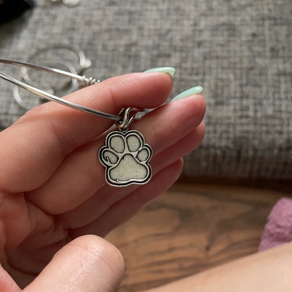 Alex & Ani Paw Print Bangle - Picture 5 of 6